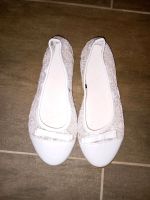 Ballerina Gr.33 weiß Schuhe Einschulung Sachsen-Anhalt - Wasserleben Vorschau