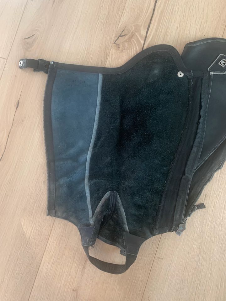 Cavallo Dynamic Chaps Chapslettwn Reitletten Kurzchaps Leder in Oberursel (Taunus)