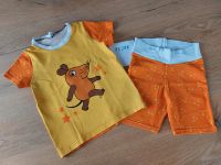 Handmade etsy stoff und liebe Maus Gr 92 98 shirt Hose Thüringen - Erfurt Vorschau