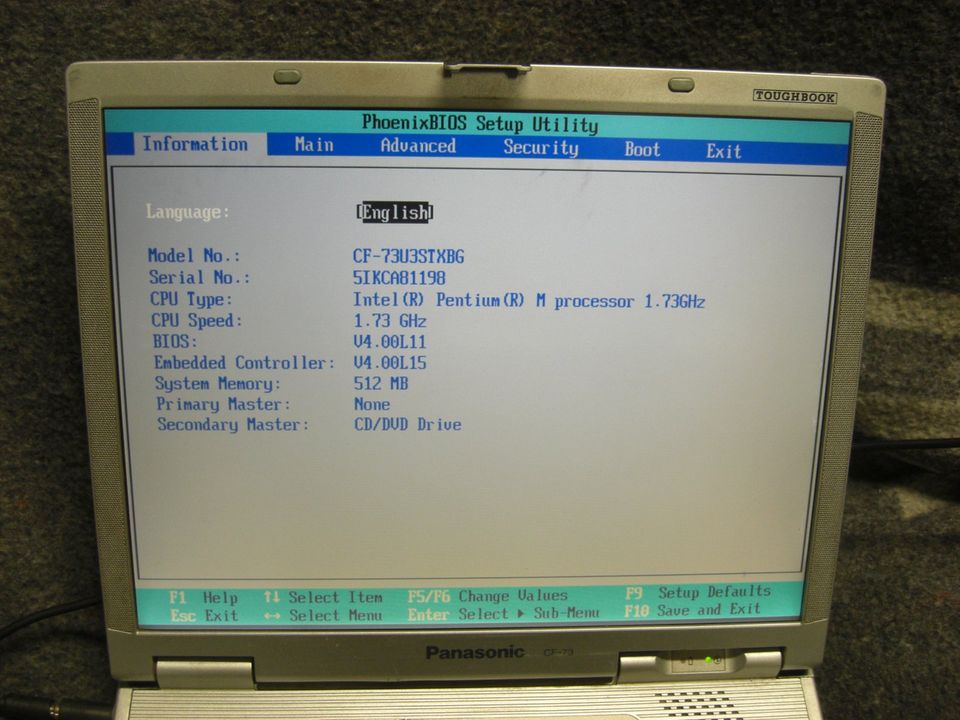 Panasonic Toughbook CF-73 in Helbra