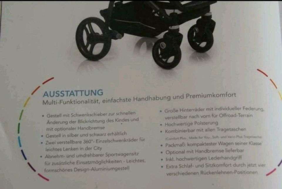 Teutonia Kinderwagen mit viel Ausstattung, neuwertig in Dingelstädt