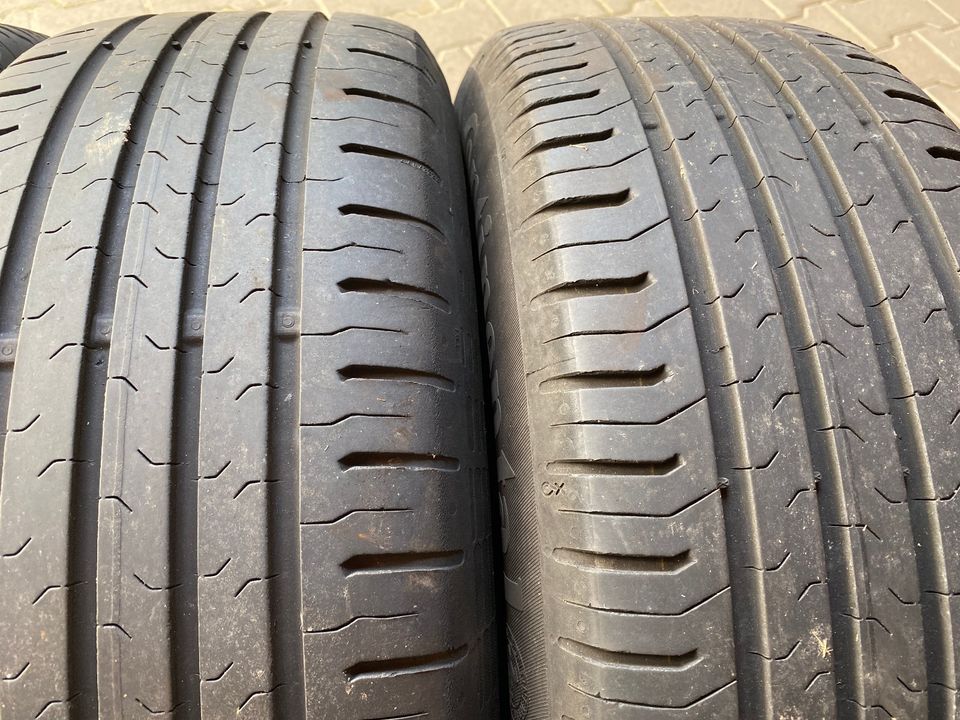 2 x Sommerreifen Continental 205/55 R16 91V mit 2 x 6mm in Klein-Winternheim