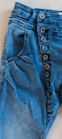 Jeans Skinny Fit blau Knöpfe 36 38 S M Thüringen - Tüttleben Vorschau