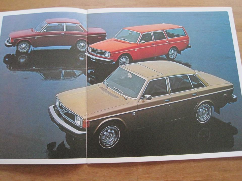 GROß! Prospekt Volvo 142 GL 144 GL 145 Kombi, 1974, USA, selten! in Karlsfeld