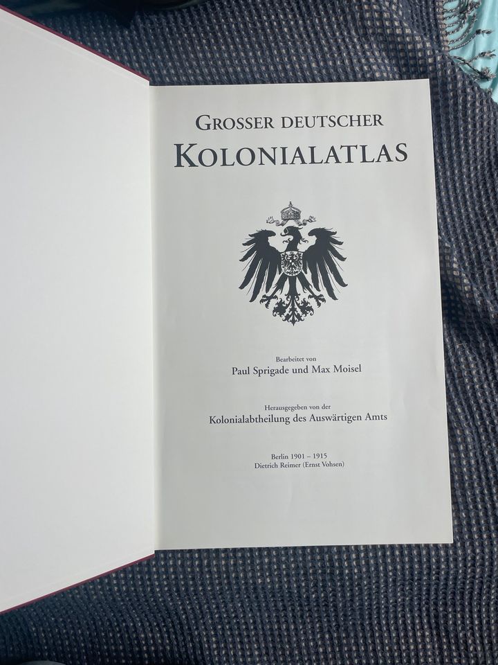 Großer deutscher Kolonialatlas neuwertig in Rostock