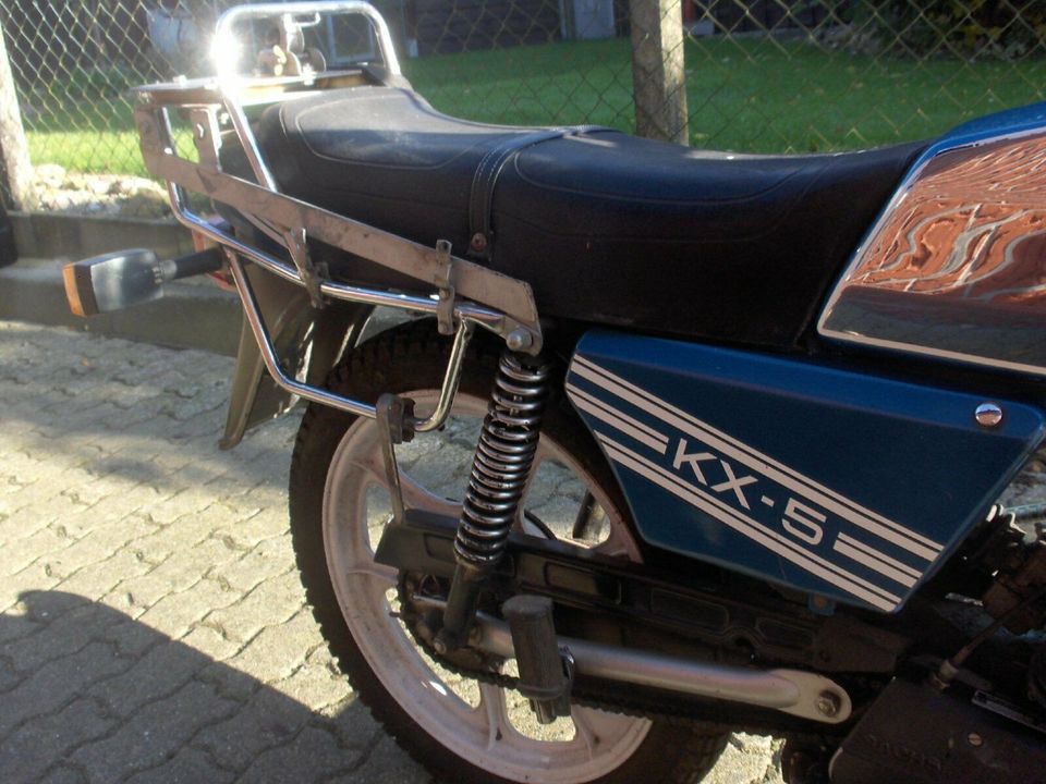 Moped Mofa Herkules KX5 mit Packtaschen und Anhängerkupplung 1990 in Neustadt in Holstein