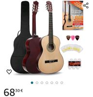 Gitarre komplettes Starterset inkl. Stimmgerät und Kapodaster Rheinland-Pfalz - Weilerbach Vorschau