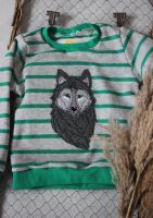 Handmade Pullover *Wolf* BioLillestoff Gr 104 Rheinland-Pfalz - Treis-Karden Vorschau