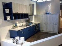 NEUE Einbauküche Küchenzeile Winkel Küche Q10 L-Form maritim blau Nordrhein-Westfalen - Spenge Vorschau
