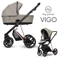 My Junior VIGO - 2in1 Kinderwagen-Set - Almond - XXL-Zubehörpaket - NEU Hessen - Fulda Vorschau