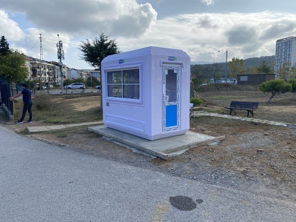 Wachhaus | Kioskkabine | Verkaufsmobil | Mobile Verkaufsstände | Pförtnerhaus | Verkaufspavillion | Kassenhaus | Mobiler Kiosk | Mobiler Marktstand | Verkaufsstand | Mobile Toilette | BarrierefreiesWC in Dortmund