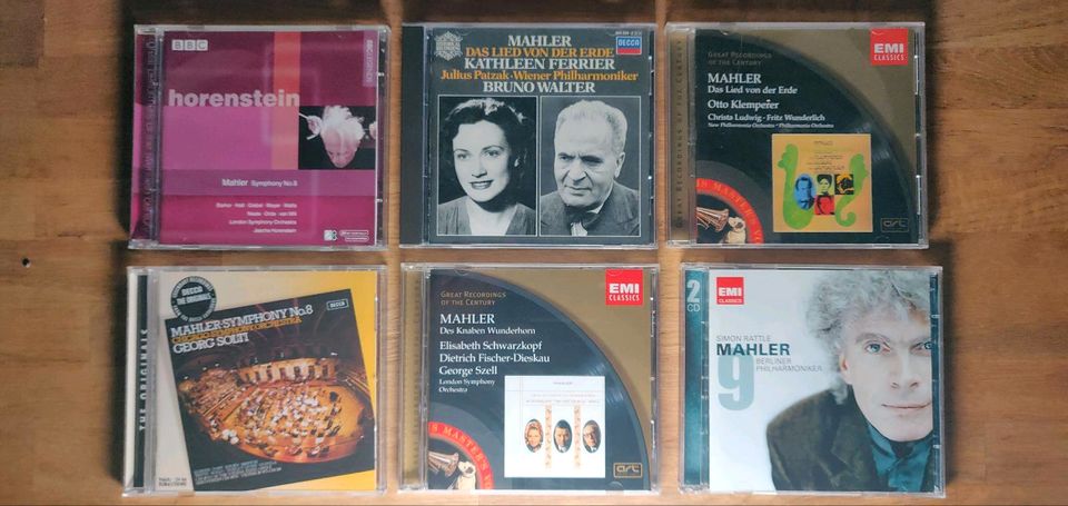 Gustav Mahler CD Konvolut in Mühlheim am Main