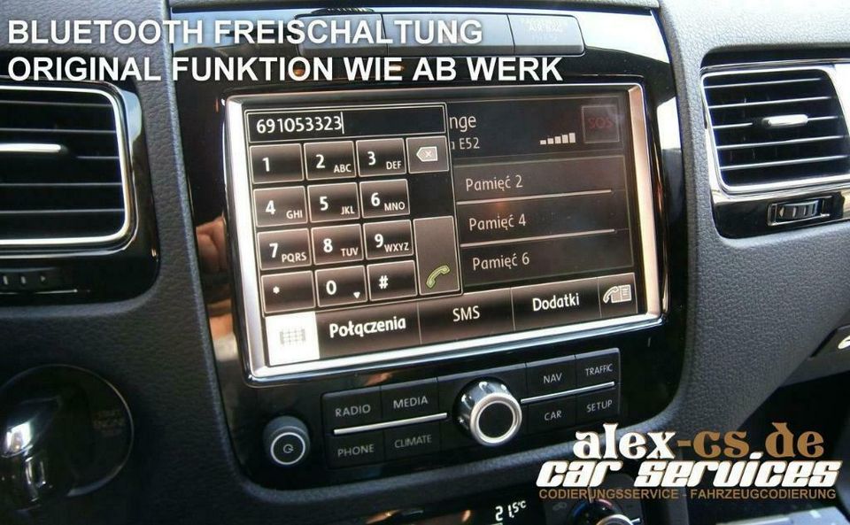 ⭐ VW Touareg 7P RNS850 Bluetooth Telefon Freisprecheinrichtung ⭐ in Düsseldorf