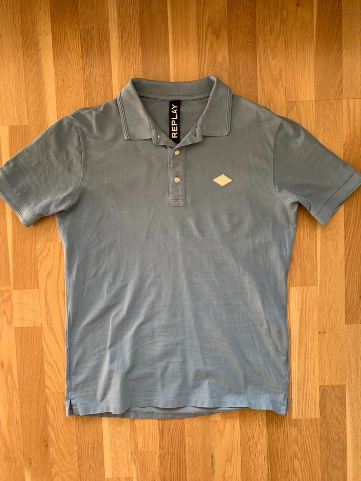 Replay Polo Shirt Blau Gr. XL in Hamburg