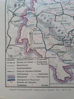 Übersichtskarte zum Kursbuch der Deutschen Reichsbahn DDR 1979 Bayern - Straubing Vorschau