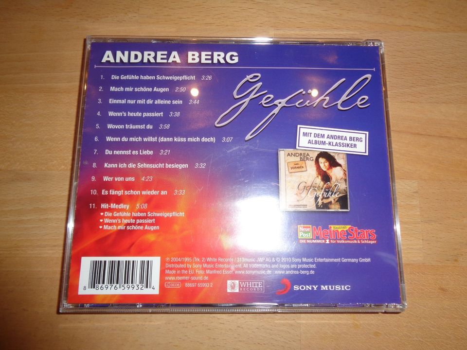 Andrea Berg - Gefühle, Meine Stars Edition, CD, Schlager, Pop in Hemdingen