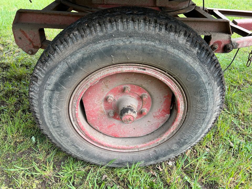 Gummiwagen,Plattformanhänger,Anhänger, 8 Tonner 8 to, kein Kipper in Uelzen