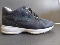 HOGAN Sneakers Interactive Strass 38 39 nachtblau Schuhe NP339€ Bayern - Goldbach Vorschau
