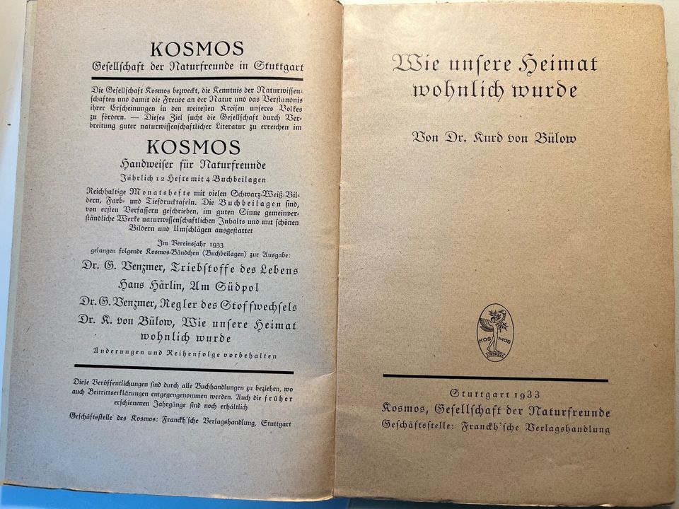 Wie unsere Heimat wohnlich wurde, Kosmos 1933 in Drochtersen