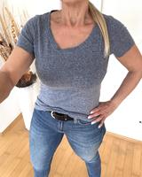 Tommy Hilfiger T-Shirt in blau meliert Gr.S Bayern - Poing Vorschau