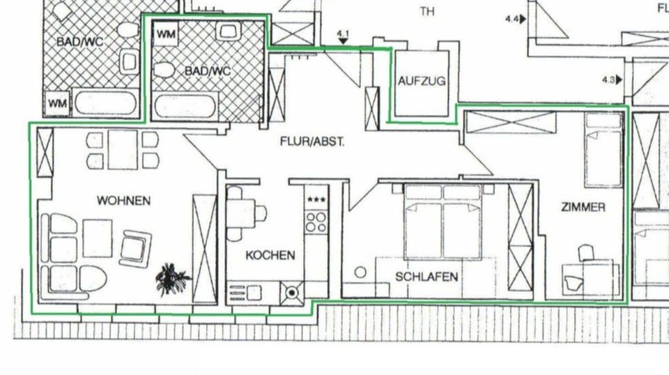 wunderschöne Dachgeschoss unweit des Stadtzentrums Zittau in Zittau