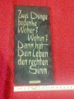 Wandbild Wandspruch über den Sinn des Lebens Bayern - Kolitzheim Vorschau