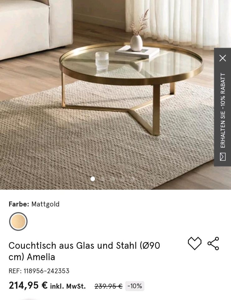 Runder Couchtisch in Neufahrn