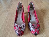 Tamaris Damen Pumps Rot Gold Chili Flower 547 Gr. 39 Bayern - Allershausen Vorschau