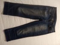 Damen Jeans, Größe 36, 3/4 Länge, used-Look, dunkelblau Bayern - Bad Reichenhall Vorschau