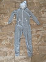 Damen Overall Jumpsuit grau mit Kapuze Gr. 32 34 36 XS S Baden-Württemberg - Neuried Vorschau