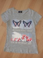 kurzarm Shirt T-Shirt Gr.128 Mädchen Motiv:Schmetterling Hessen - Seligenstadt Vorschau