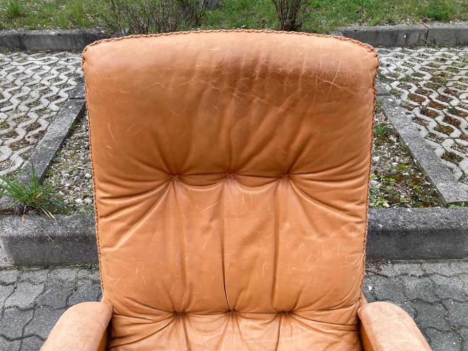 De Sede Ds 51 Vintage Lounge Chair Ledersessel Cognac in München