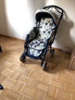 Kinderwagen | Kinderbuggy Retro Muster Blau Weiß Tasche Thüringen - Schönbrunn (bei Hildburghausen) Vorschau