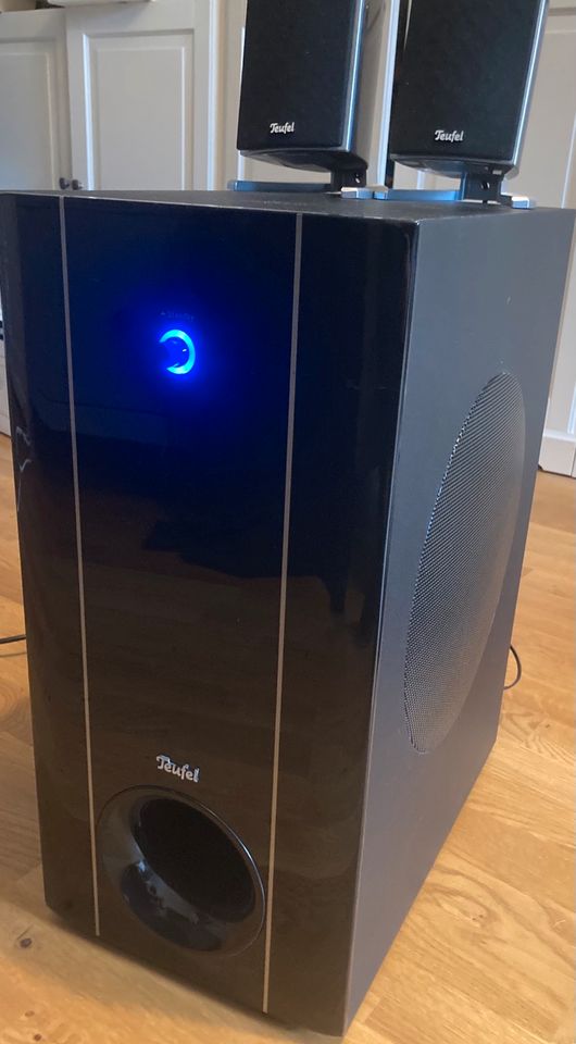 Teufel 2.1 Set, 2x 100Watt Lautsprecher, 1x 400Watt Sub, wireless in Habichtswald