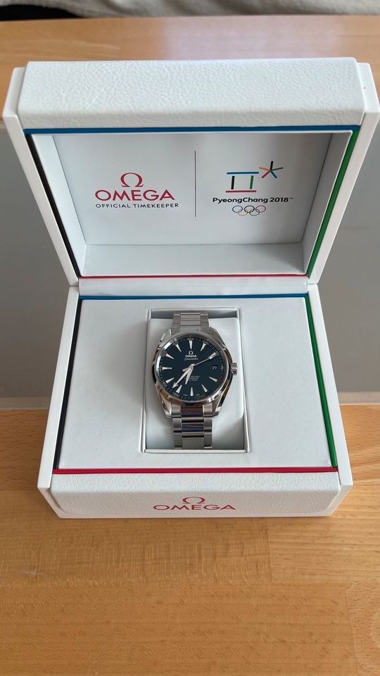 Omega Seamaster Aqua Terra PyeongChang 41,5 mm aus 2023 in Krauthausen