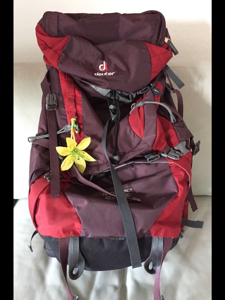 Backpack Rucksack Travelback 70L deuter aircontact 60+10L in Schwäbisch Gmünd