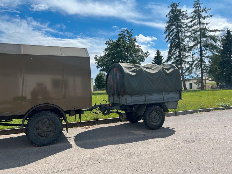 Bundeswehr 1-Achs Anhänger Glas  1.Generation in Sondershausen