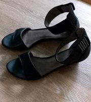 Sandalen schwarz Leder Nordrhein-Westfalen - Hamm Vorschau