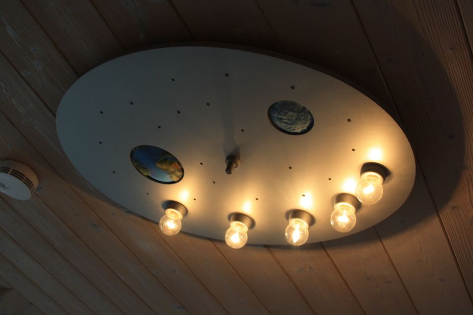 Kinderzimmerlampe, Deckenlampe, Sternenhimmel, Lampe mit Planeten in Eching (Niederbay)