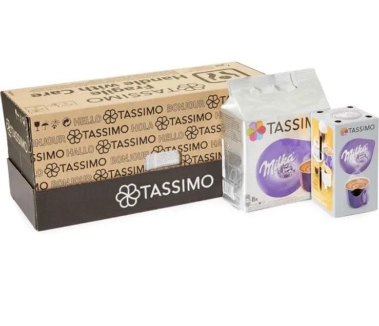 ✅ TASSIMO Kapseln Milka T Discs 40x Kakaokapseln 5x8 Packungen ✅ in Hamburg