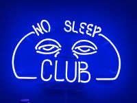 LED/Glas Schild "NO SLEEP CLUB" Eimsbüttel - Hamburg Schnelsen Vorschau