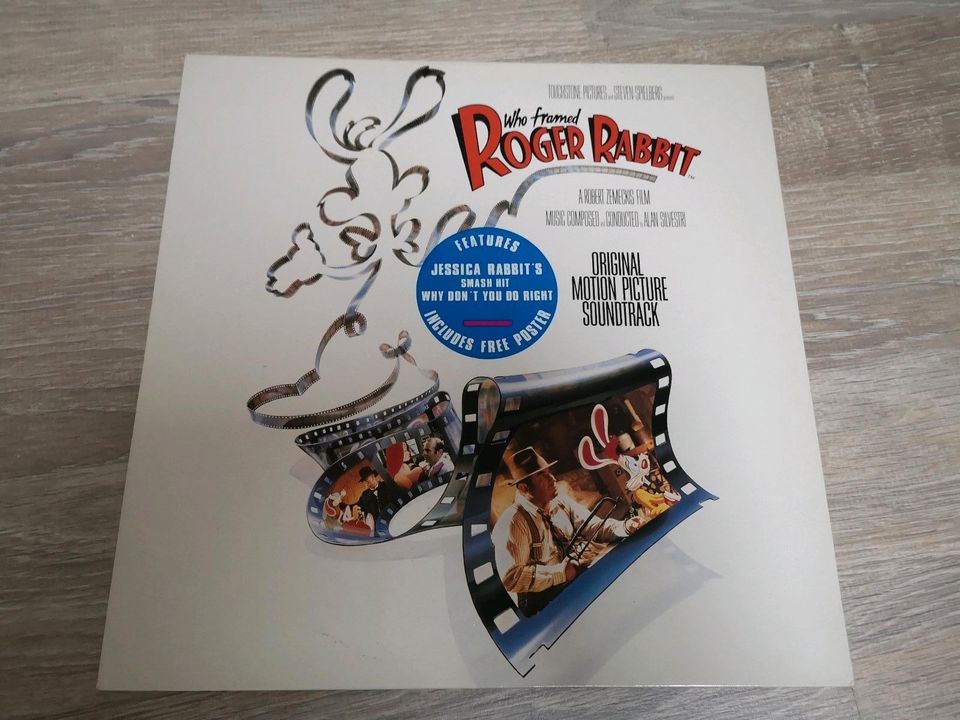 Who framed Roger Rabbit Soundtrack Vinyl/ LP/ Schallplatte 1988 in Vechta