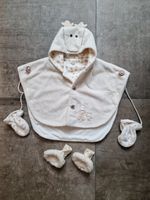 Babymini Größe 56 62 Poncho Jacke Set mit Handschuhen Elch Niedersachsen - Stuhr Vorschau