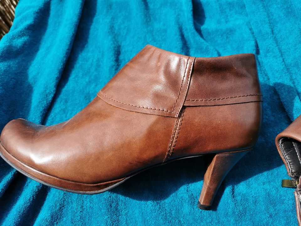 Ankle Boot HEINE Best Collection, cognac braun, Abatz 6 cm, 43 in Schwabhausen