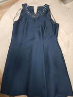 Cocktailkleid, Gr.  52, dunkelblau, frisch gereinigt Niedersachsen - Wienhausen Vorschau