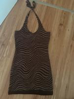 Sommerkleid Tiermuster in M / Neckholder Kleid braun von H&M Baden-Württemberg - Gaggenau Vorschau