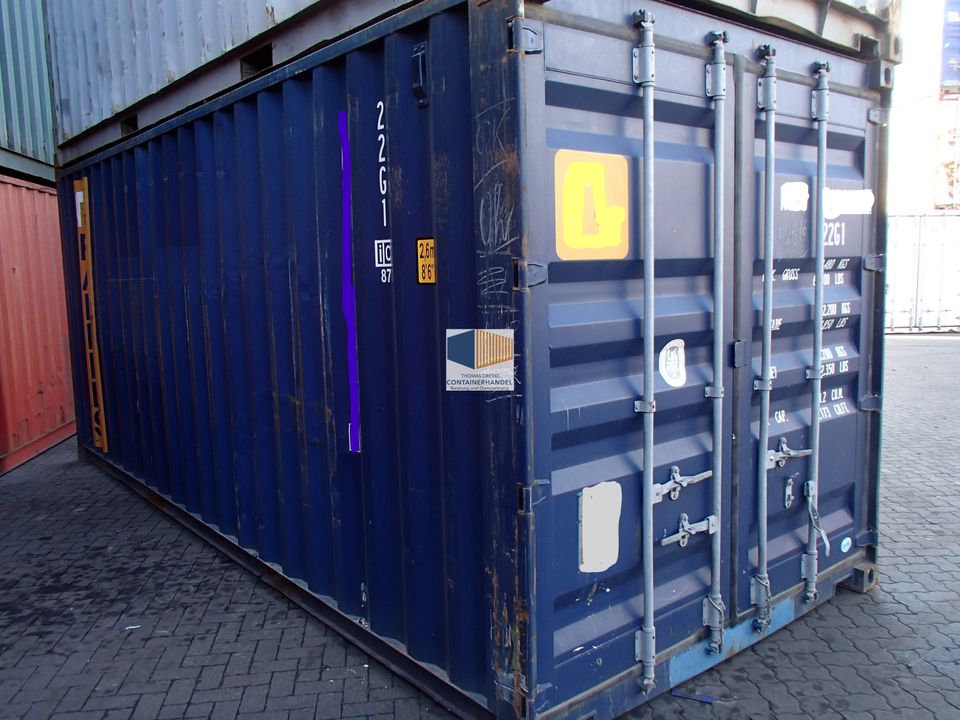 20` / 40` Fuß  6m / 12m Seecontainer - STENDAL - High Cube Container Lagercontainer Container  Magazincontainer Überseecontainer GEBRAUCHT NEUWERTIG NEU in Stendal