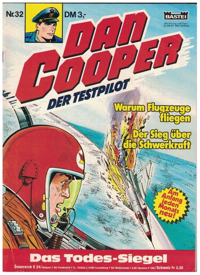 Dan Cooper Der Testpilot Bastei GbÜ x33, VHB ab 2.-€ in Mühltal 
