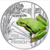 Österreich 3 Euro Münze Frosch 2018 Nordrhein-Westfalen - Mettingen Vorschau