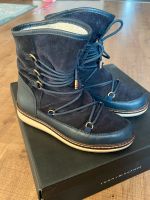 Tommy Hilfiger Winterboots 38 Stiefeletten blau Leder Niedersachsen - Beverstedt Vorschau